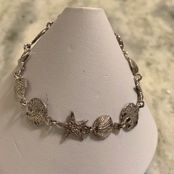Beach Sterling Silver Bracelet - Picture 1 of 5
